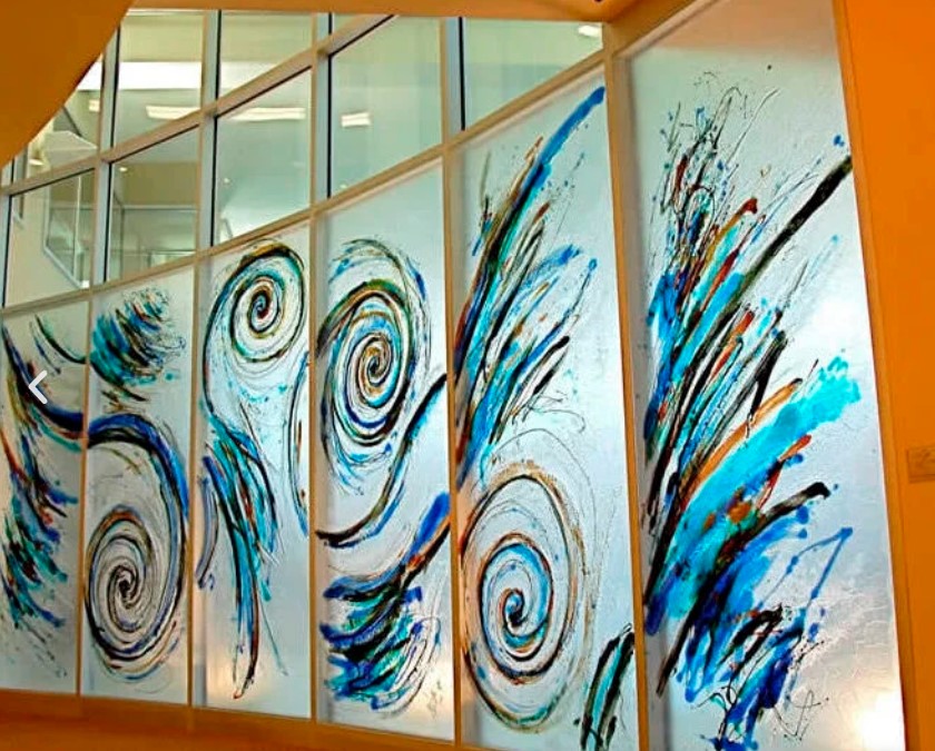 Back Printed / Stained Glass, Dubai – 6 mm UV‑Printed Decorative Tempered Glass Panels for Partitions, Doors, Ceilings, Splashbacks & Feature Walls by INFOCUS Glass & Aluminium Works, UAE